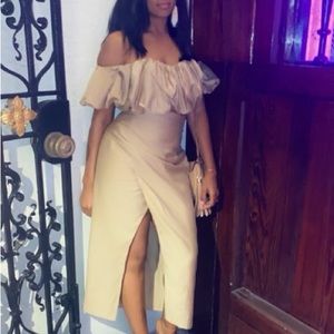 Two piece set, vacation coordinate, midi high waist skirt and cropped top